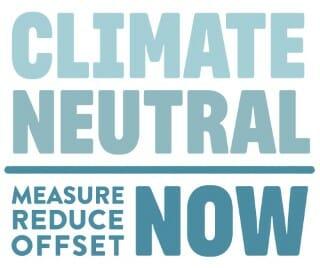 Climate Neutral Now Pledge Badge - measure reduce offset