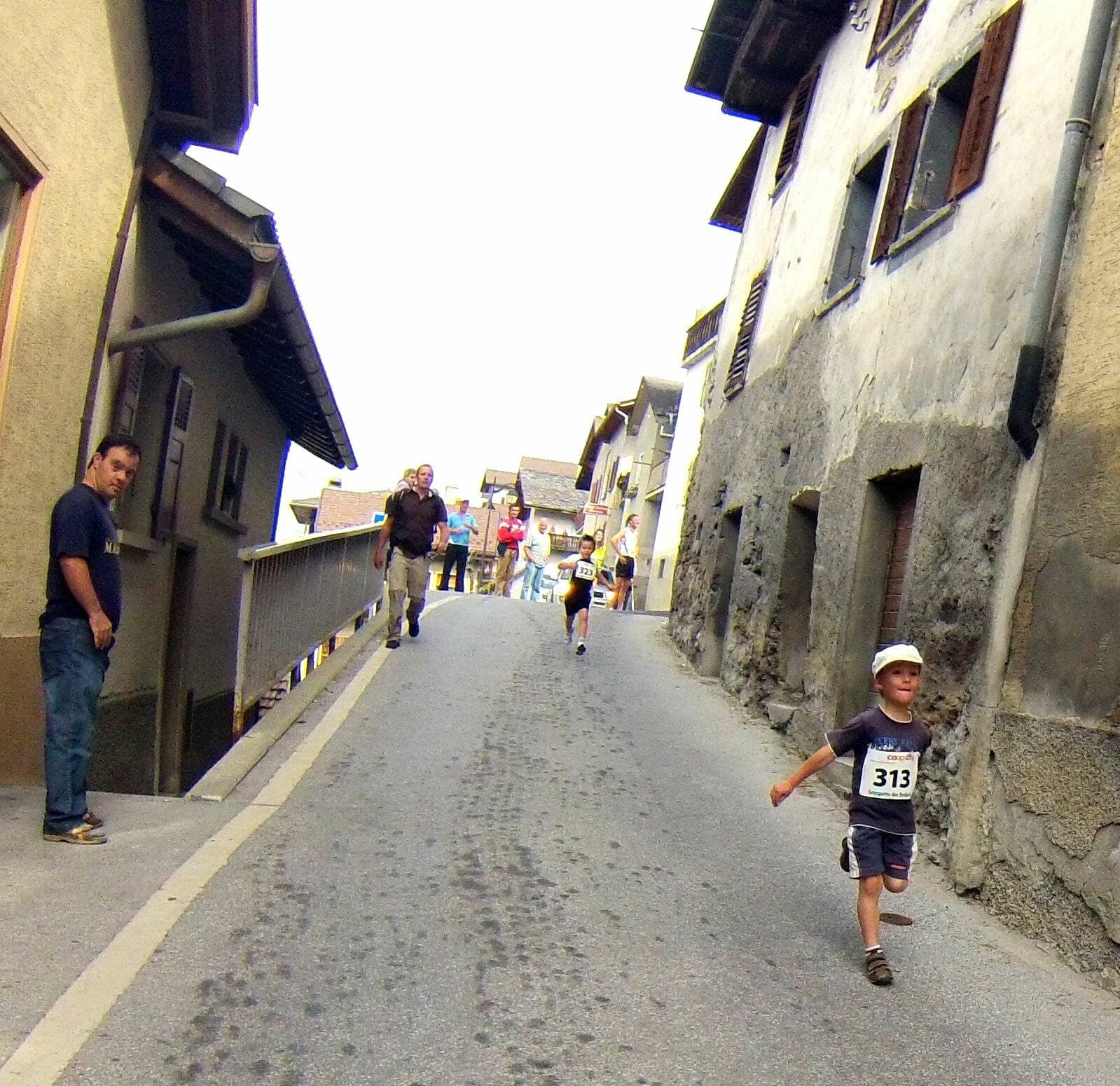 Is this the next Kilian Jornet? The race featured a 1 km loop for the next generation.