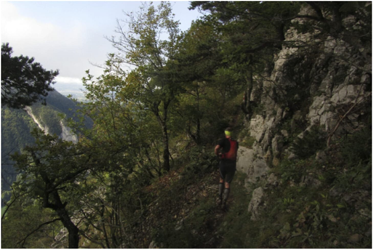 Along the beautiful traverse.