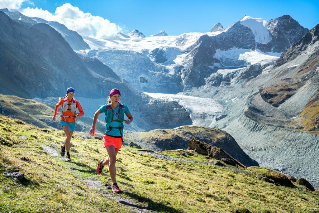 Trail running the Via Valais