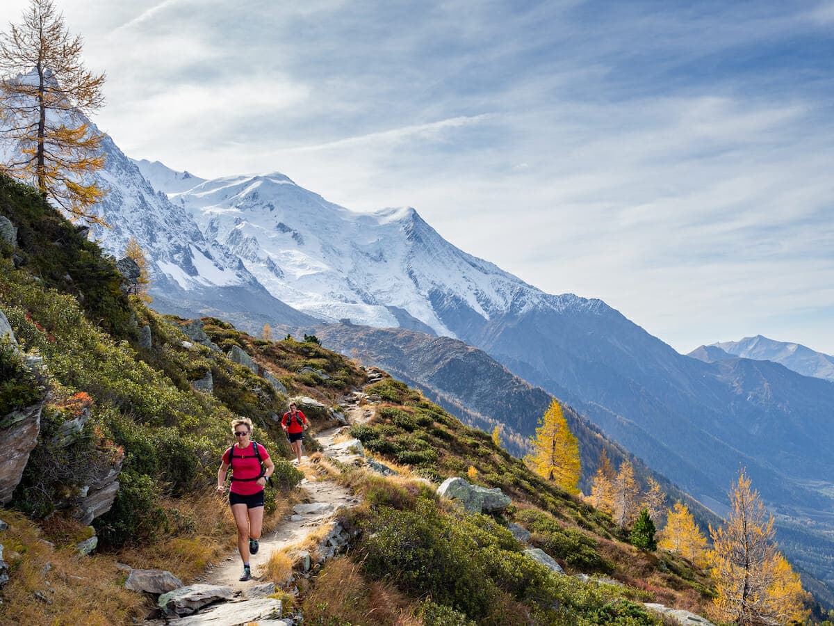 Trail running. Grand Balcon Nord, Chamonix Valley (Photo: Daniel Fitzgerald)