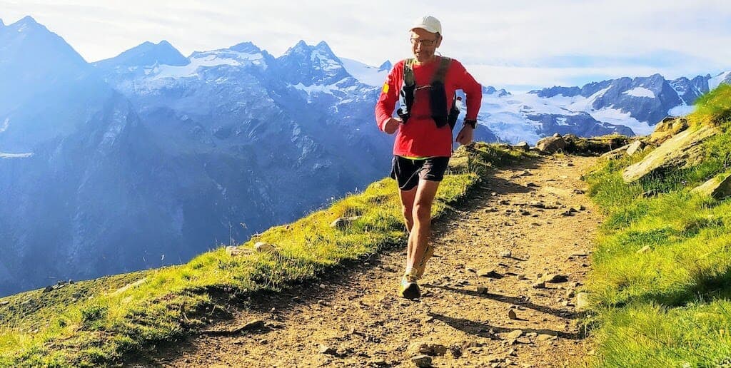 Gideon Zadoks, Run the Alps guide, running in the Aosta Valley