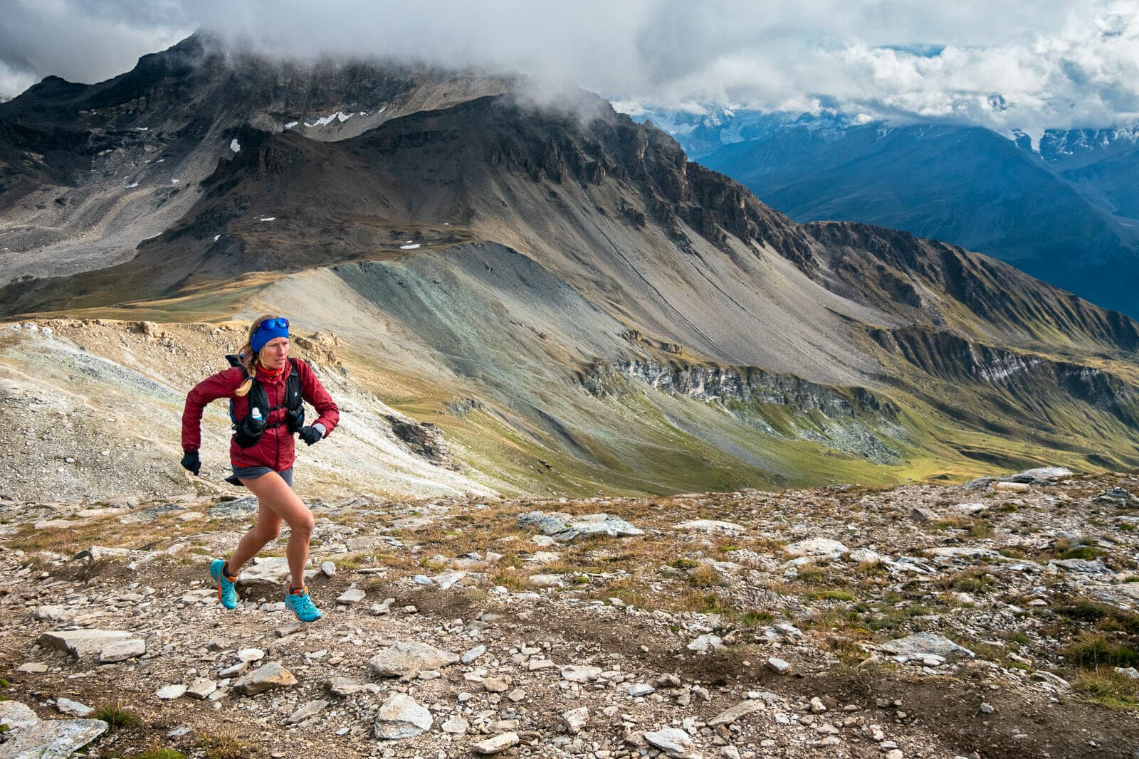 Trail running on the Via Valais