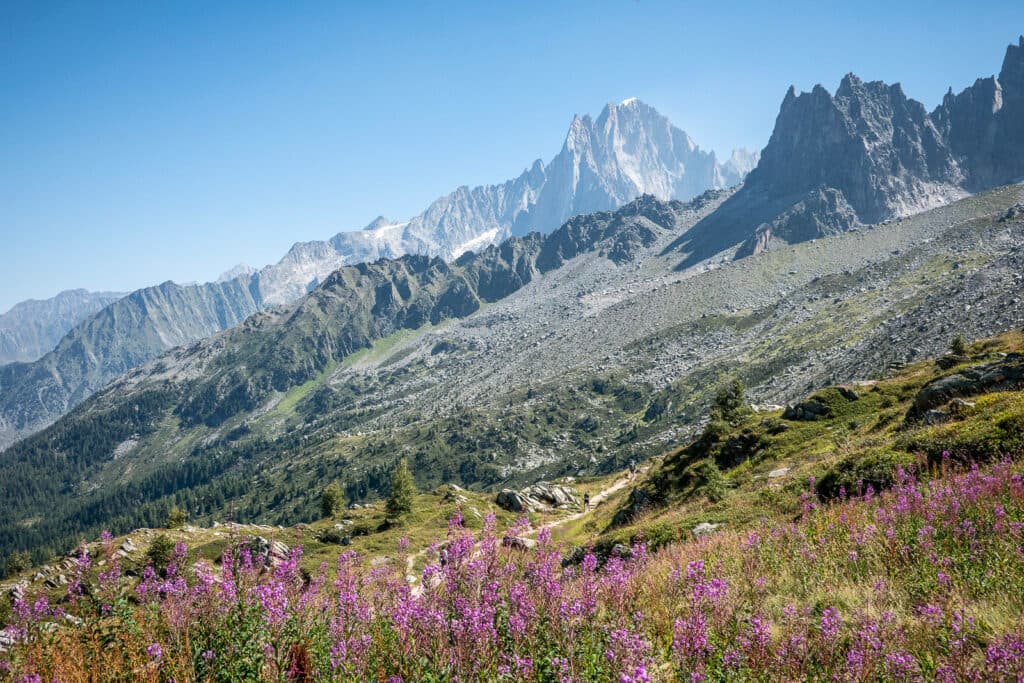 Balcon Nord above Chamonix