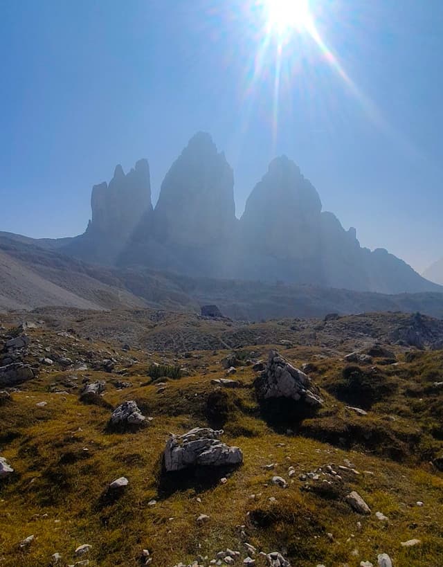 Tre Cime de Laveredo in the Dolomites