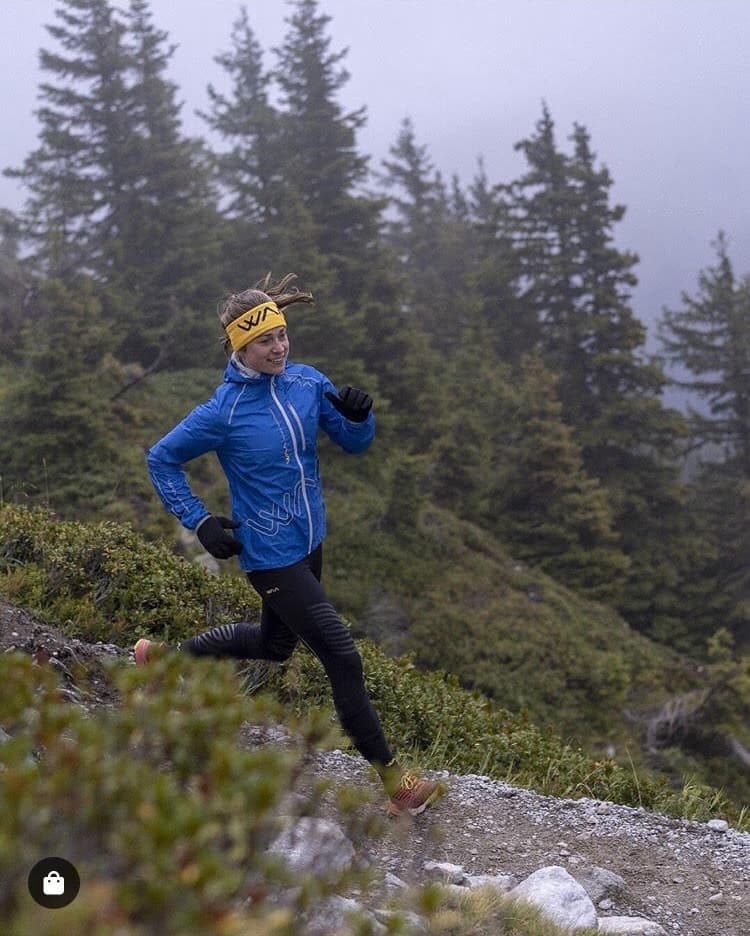 Run the Alps guide Claire Janigo trail running in Chamonix valley (Photo: WAA Ultra) 