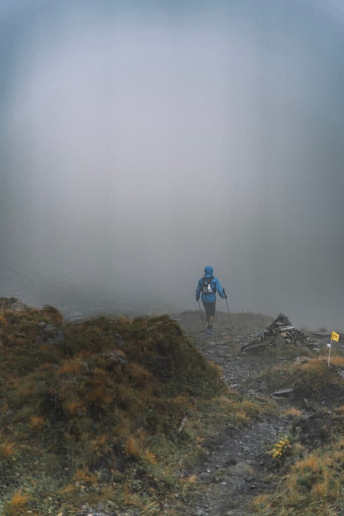 Tor des Géants during the race mythology