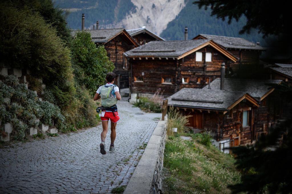 village of Bellwald on the Swiss Alps 100