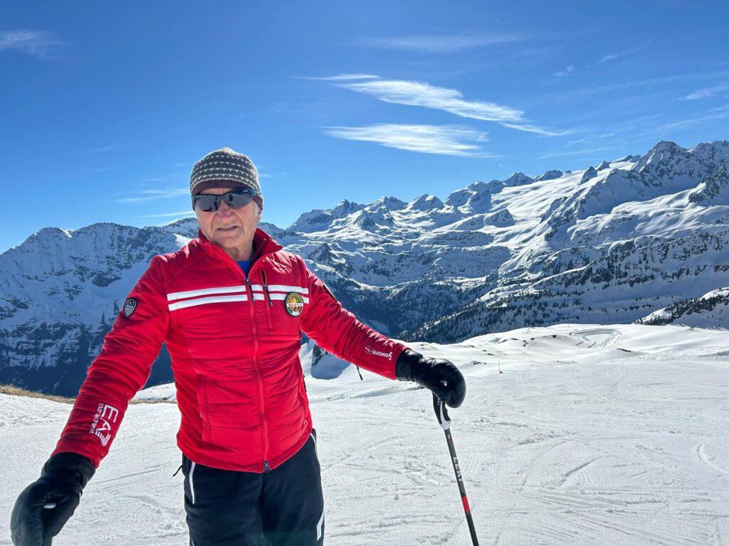 Alberto continues to work as a ski instructor in Courmayeur, Italy