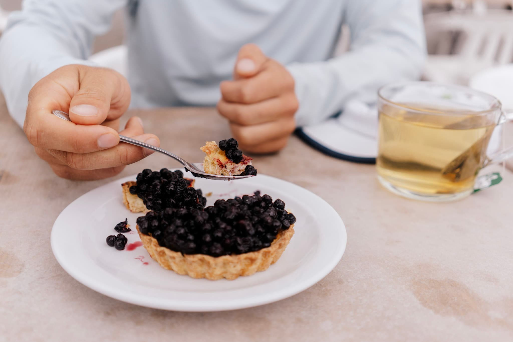 blueberry tart