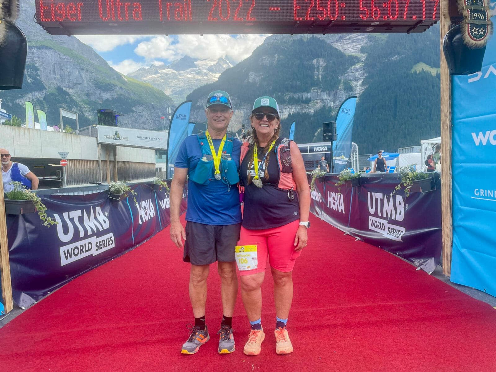 Eiger Ultra Finish line