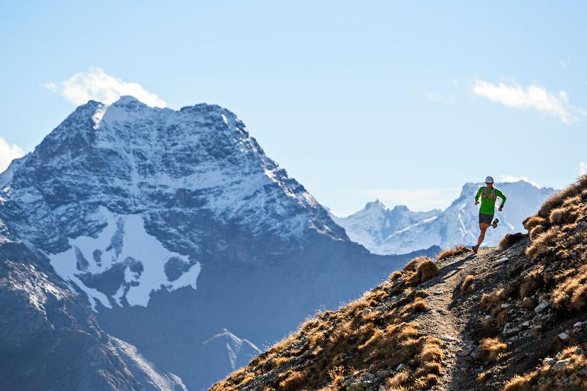 Trail running in the Engadin Valley