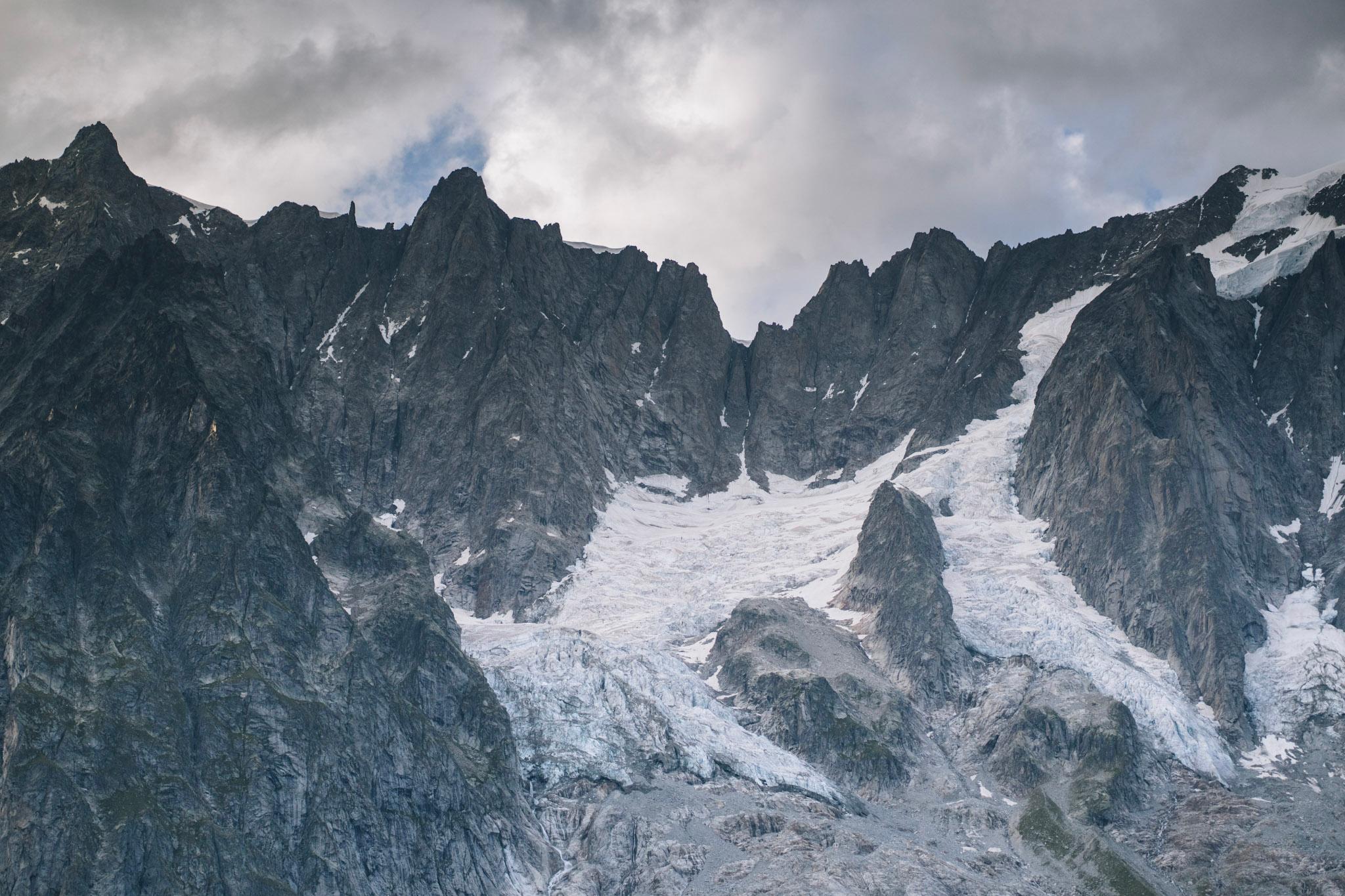 Alpine mountains landscape