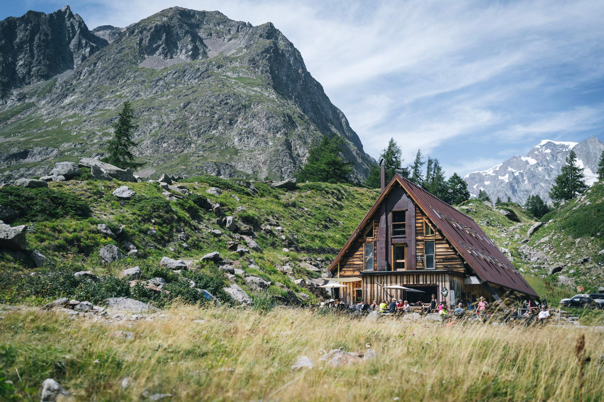 wooden mountain refuge