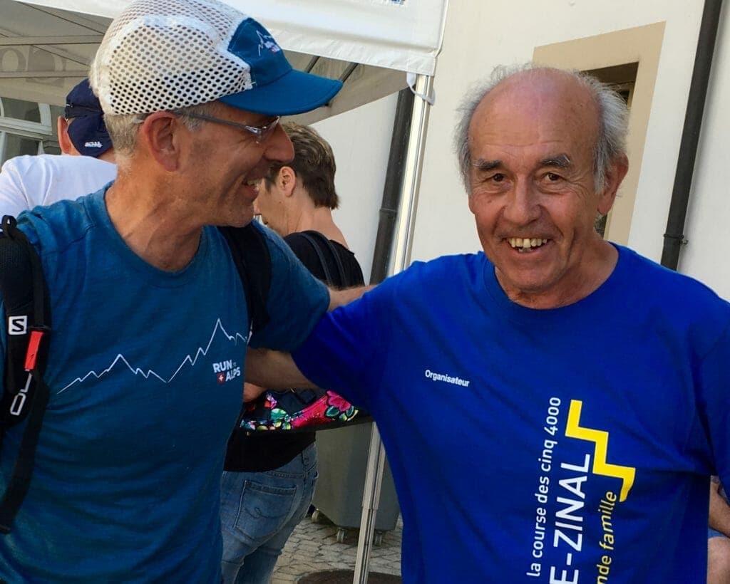 Still running strong: Sierre-Zinal's founder Jean-Claude Pont. (Photo by Ticia Blanck.)