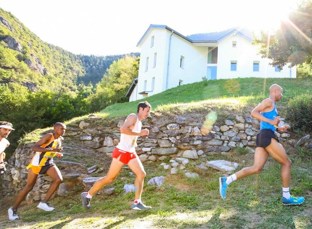 Joe Gray and Kilian Jornet on Sierre Zinal