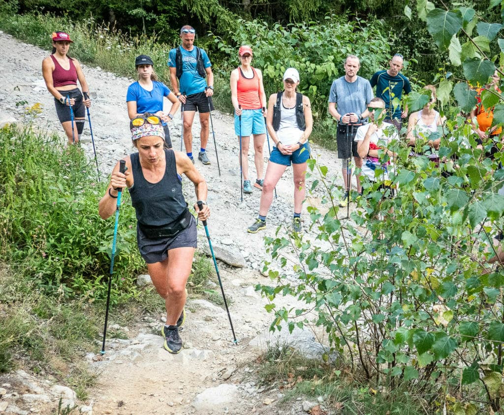 Hillary Gerardi demonstrates good pole technique