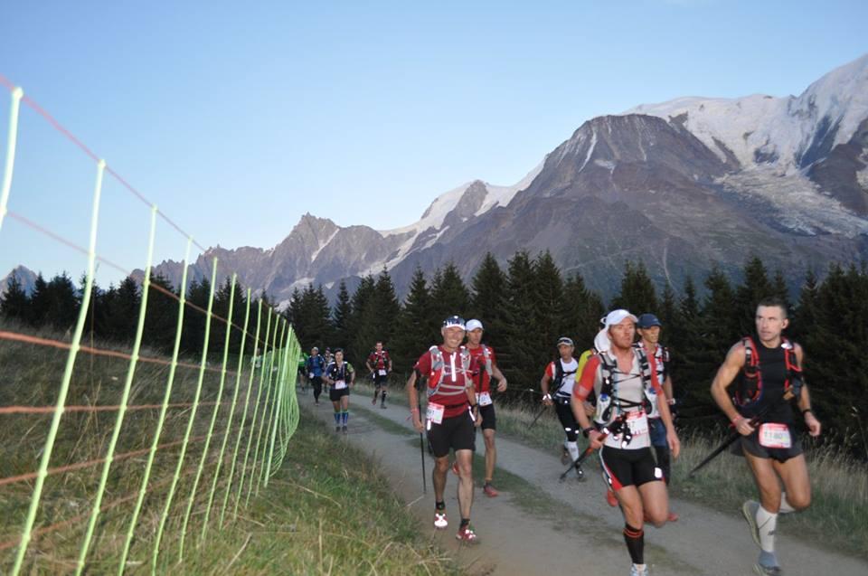 Another year, in progress! Philippe en route during this year's UTMB. 