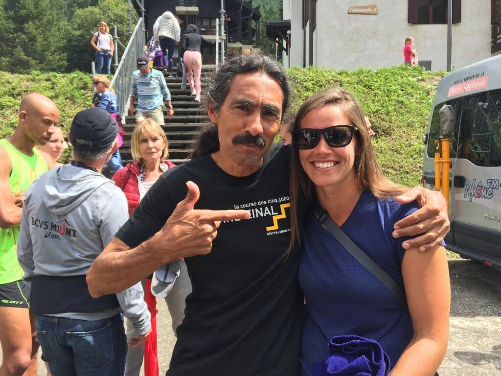 With four-time Sierre-ZInal winner and legendary trail runner Pablo Vigil.