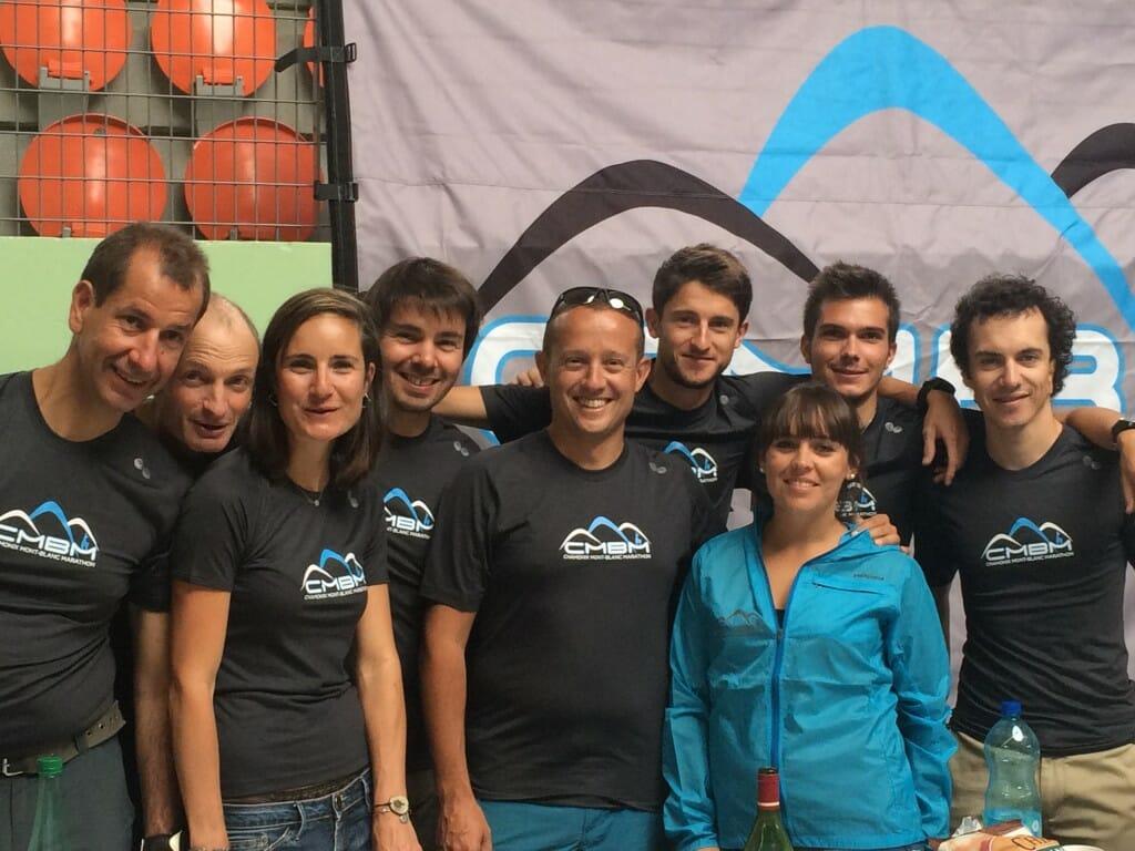 The crew from Chamonix's trail running club, CMBM, with their President, Federico Gilardi. (Photo courtesy of Federico Gilardi.)
