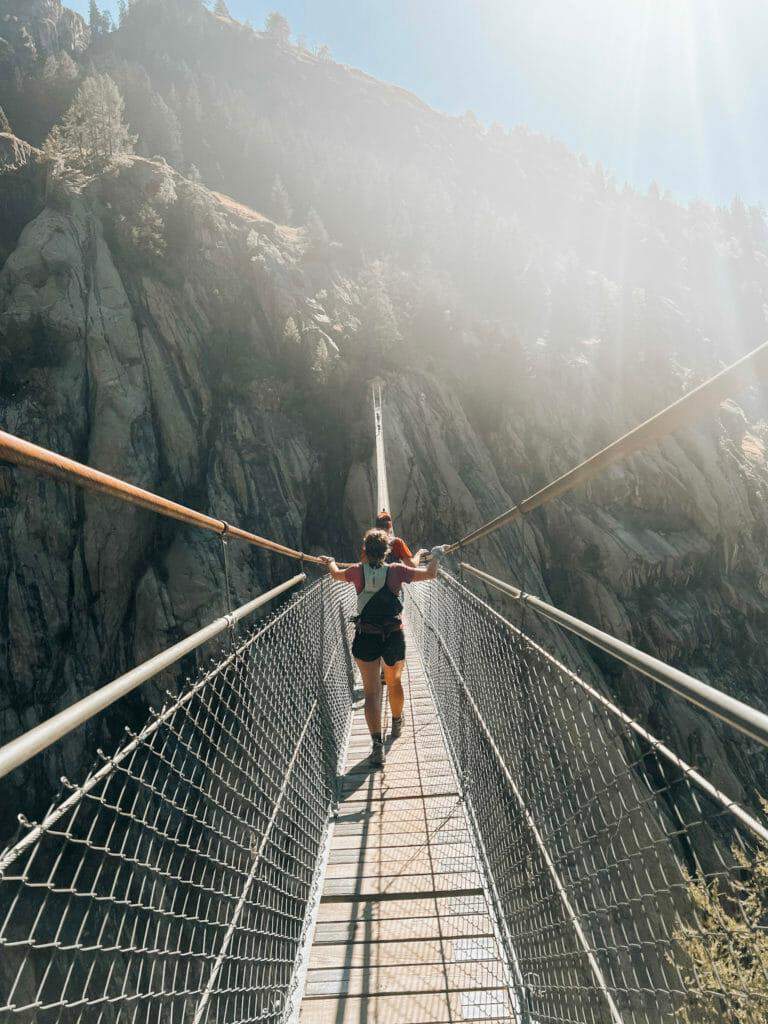 Swiss Alps 100 bridge