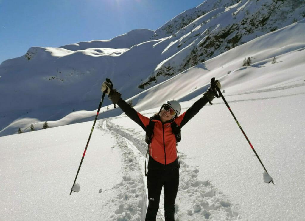 Jessica Brazeau ski mountaineering