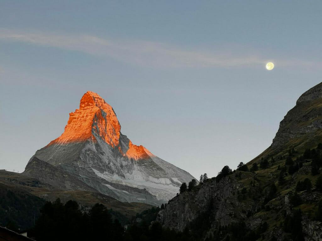 moonlit Matterhorn