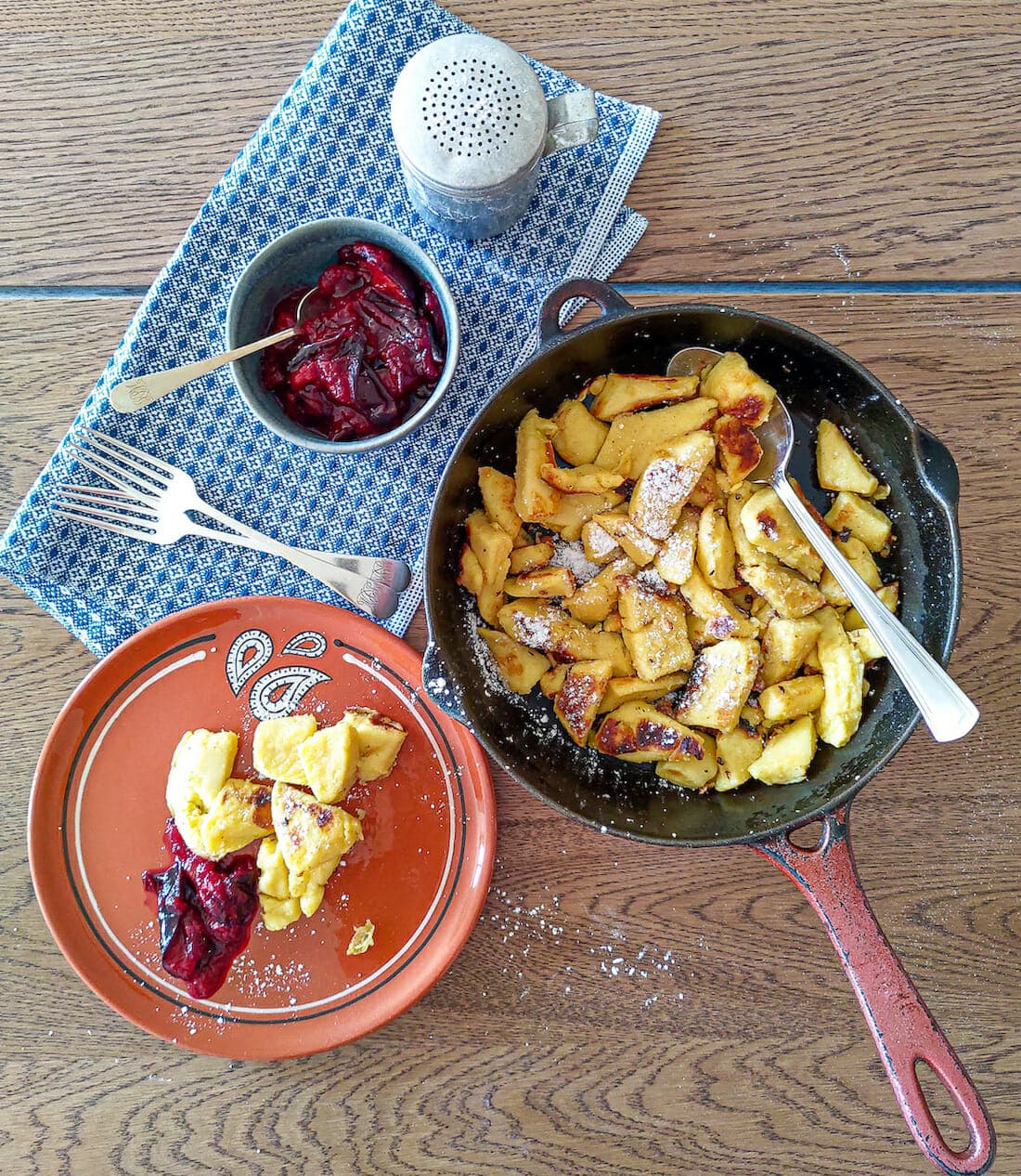 Tatsch, a Swiss Alps pancake recipe