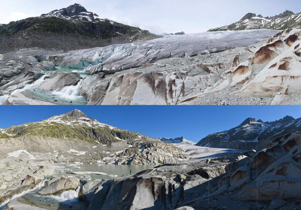 rhone glacier climate change