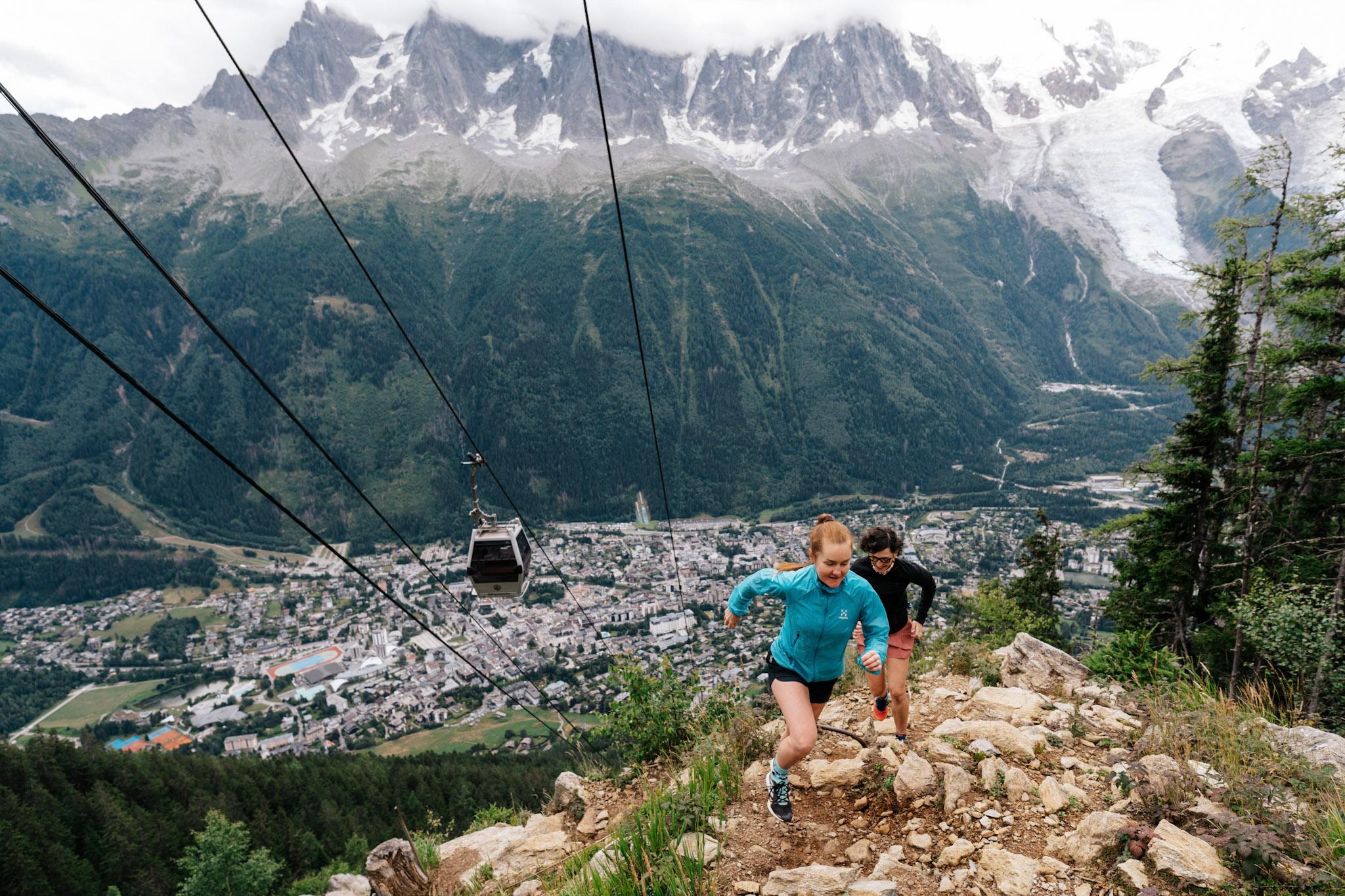 Chamonix vertical kilometer trail