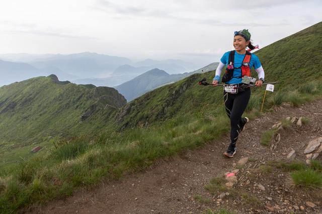 A Trail Runner in the region's summer Scenic Tour trail race